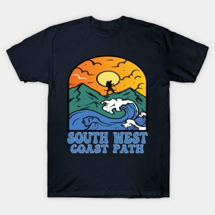 Walking South West Coast Path, Hiking coasts ways and rivers T-Shirt